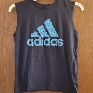 ADIDAS Official Women’s Black Trefoil Logo Tank Top Shirt Size Medium